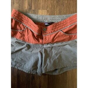 Patagonia Womens Wavefarer Colorblock Board Shorts Sz8 Hipster Retro Y2K Boho